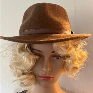SOLD Brown Scala Original Hat